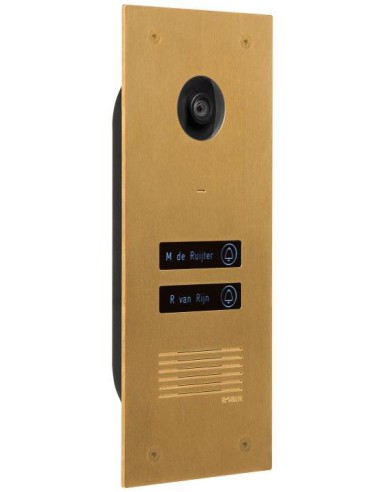 ProLine SIP  5 MP IP camera  Aged Brass  2 toetsen (WideAngle)