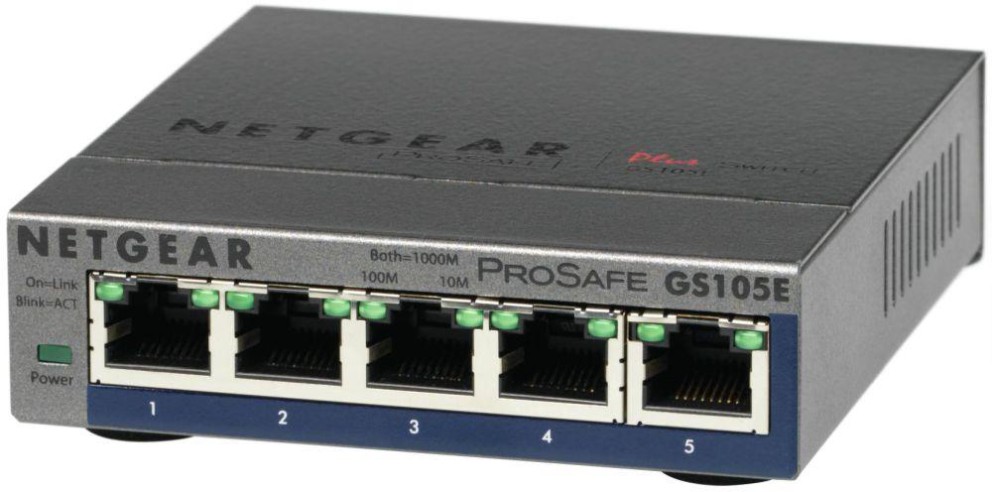 ProSafe Plus 5port Gig  Ethernet switch  unmanaged Switch  5x 10/100/1000 desktop