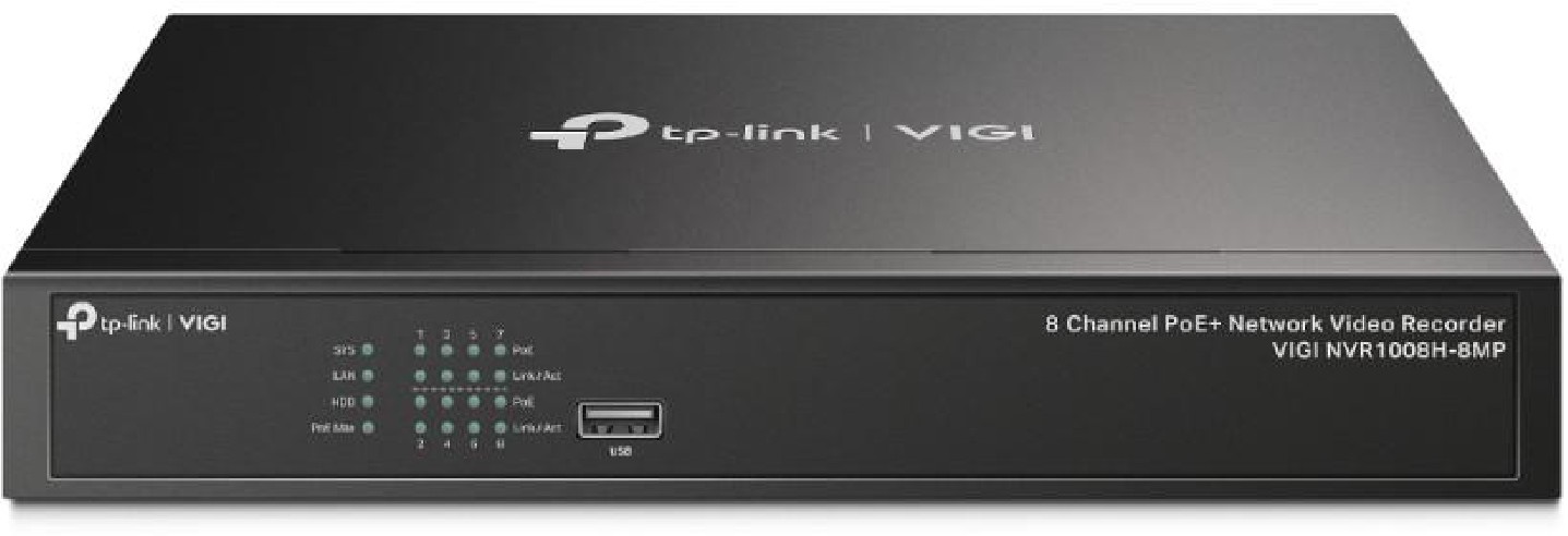 8 Channel PoE Network Video Recorder