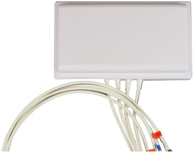 6 dBi Wi Fi Directional Antenna  with 4 RPSMA Plug Connectors